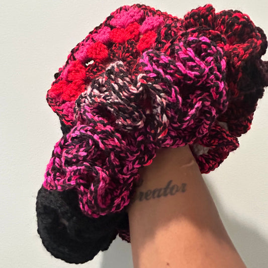 Valentines Crochet Ruffle Hat Ruffle Bae Club Lover Girl Bucket Hat