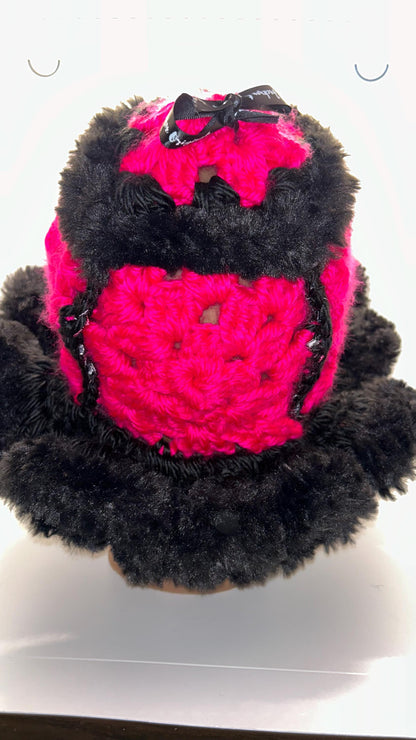 Crochet Jumbo Chunky Ruffle Bucket Hat