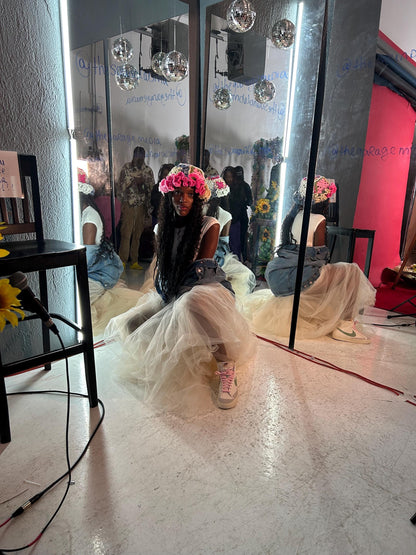 Crochet Ruffle Bucket Hat: Custom Color, Handmade